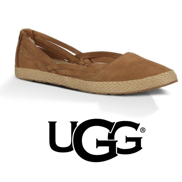 Ugg Australia Women Cicily Suede Comfort Slip On Loafer shoes sz 5 - Picture 1 of 11